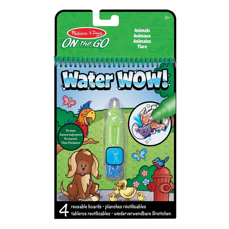 Melissa & Doug On the Go Water Wow! Reusable Water-Reveal Activity Pad - Animals G4