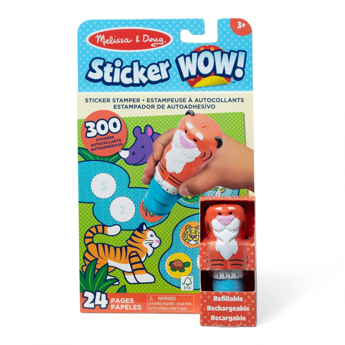 Melissa & Doug Sticker WOW! 24-Page Activity Pad, Ages 3+