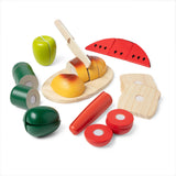 Melissa & Doug Wooden Cutting Food Playset, Ages 3+