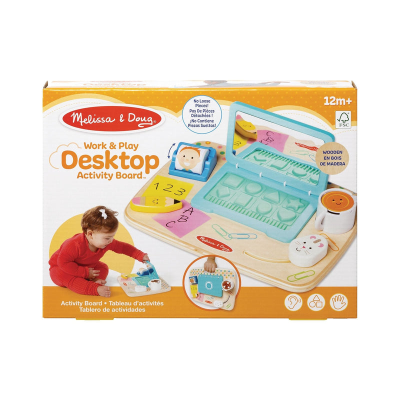 Melissa & Doug Wooden Work & Play Desktop D1