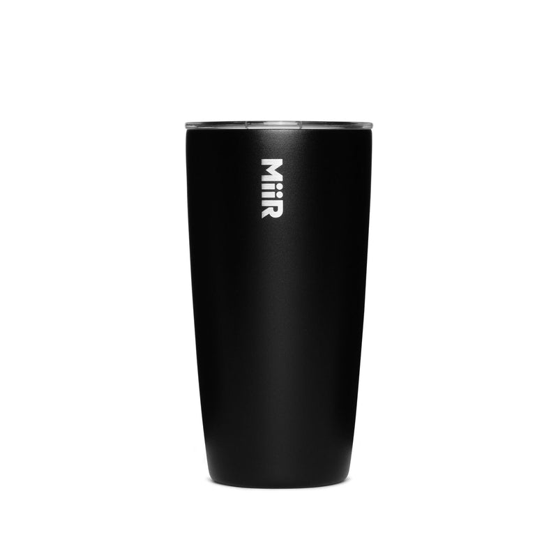 MiiR Insulated Stainless Steel Travel Tumbler with Press-Fit Slide Lid, Black, 16-oz P2