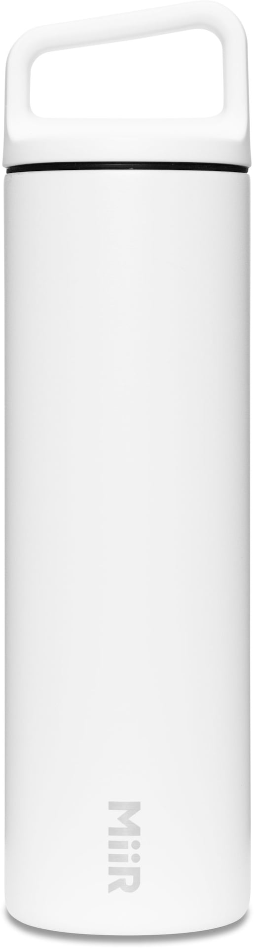 MiiR Wide Mouth Stainless Steel Insulated Travel Water Bottle, White, 20-oz V2