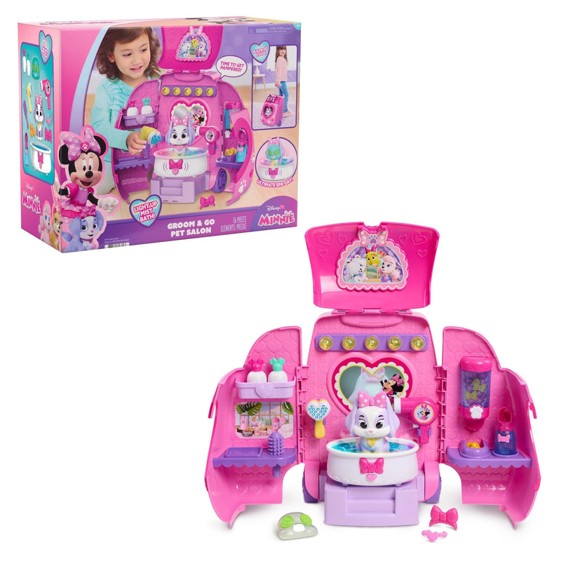 Minnie Pet Grooming Mobile Center, Pink F1