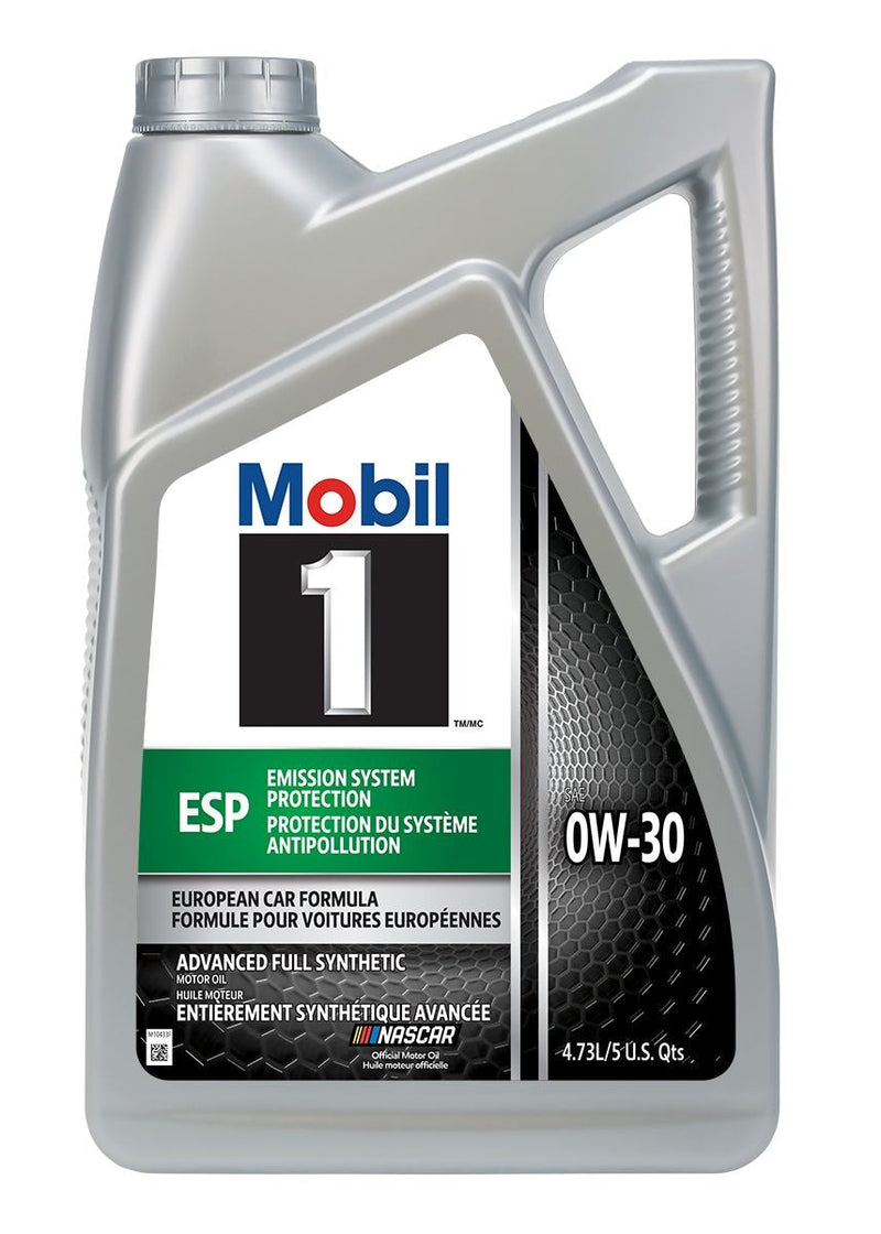 Mobil 1 ESP Advanced 0W30 Full Synthetic Engine/Motor Oil, 4.73-L I5