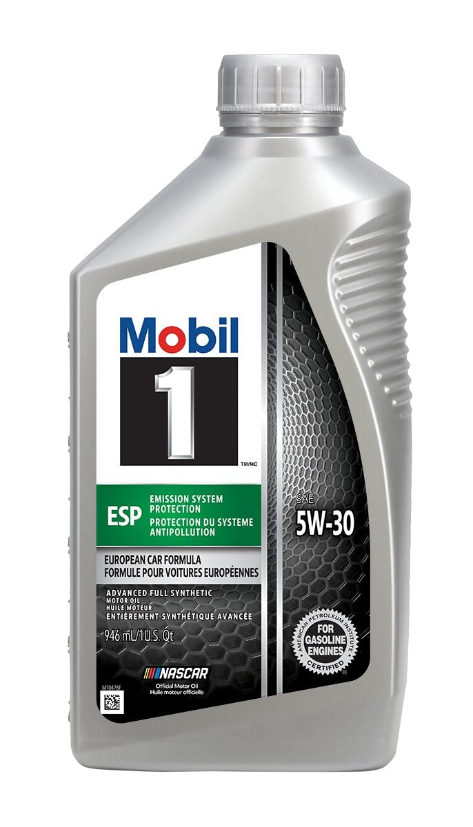 Mobil 1 ESP Emission System Protection 5W30 Synthetic Engine/Motor Oil, 946-mL X7