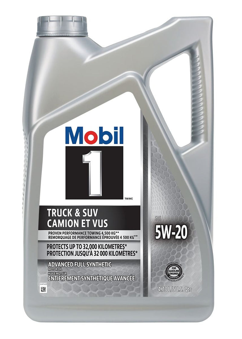 Mobil 1 Truck & SUV 5W20 Synthetic Engine/Motor Oil, 4.73-L M4