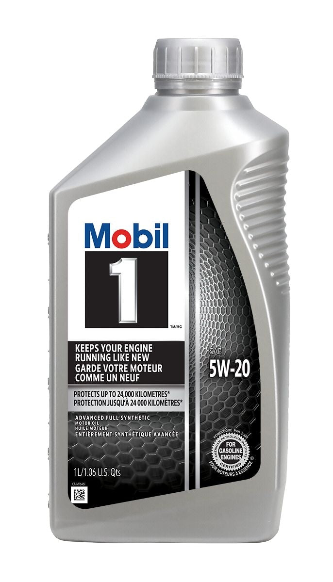 Mobil 15W20 Synthetic Engine/Motor Oil, 1-L