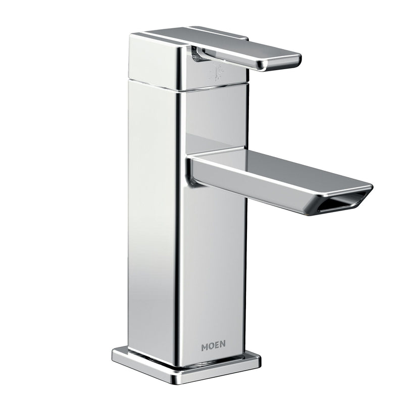 Moen 90-Degree 1-Handle Modern Lavatory Faucet, Chrome V9