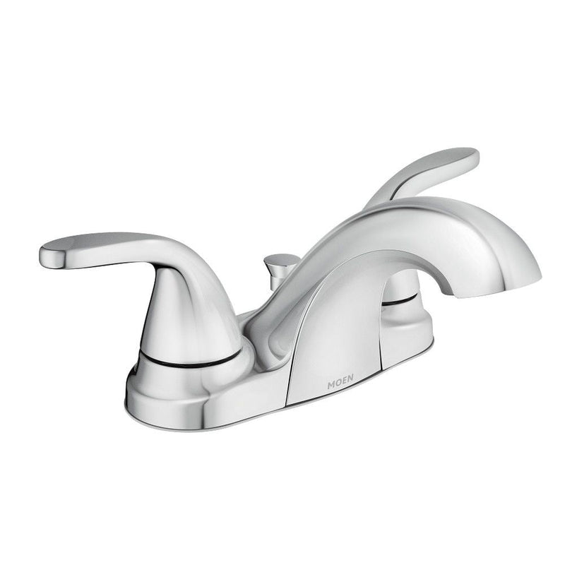Moen Adler Double Handle Bathroom Faucet, Chrome C8
