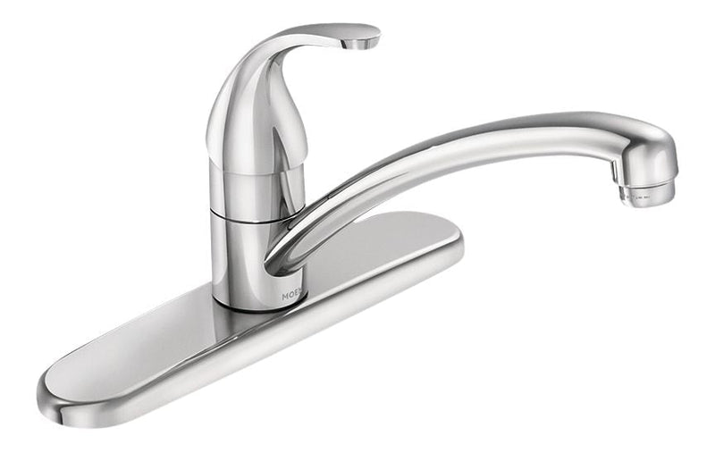 Moen Adler Single Handle Kitchen Faucet, Chrome D7