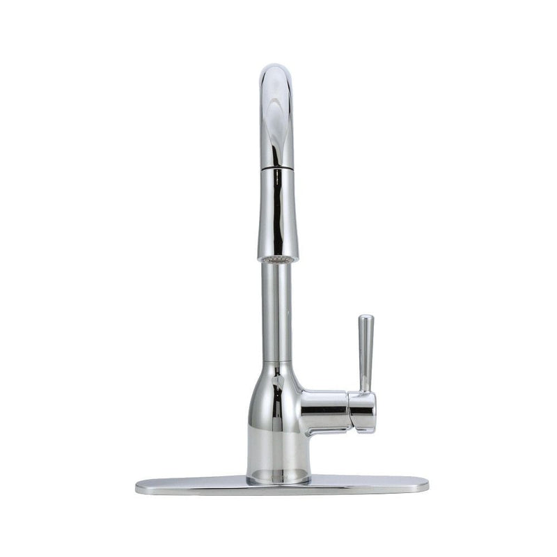 Moen Adler Single Handle Pull-Down Kitchen Faucet, Chrome I9