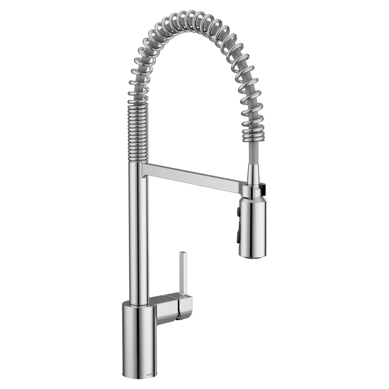 Moen Align Single Handle High Arc Pull Down Sprayer Kitchen Faucet, Chrome W0