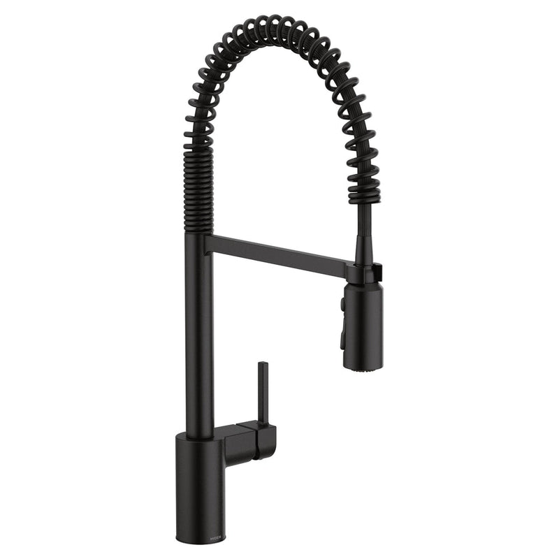 Moen Align Single Handle High Arc Pull Down Sprayer Kitchen Faucet, Matte Black G1