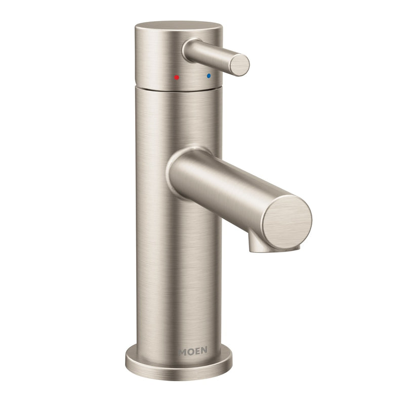 Moen Align Single Handle High Arc Single Hole Bathroom Sink Faucet, Brushed Nickel U3