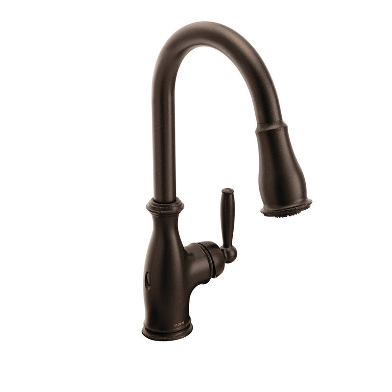 Moen Arbor Single Handle Touchless Sprayer Kitchen Faucet with MotionSense & Power Clean, Oil Rubbed Bronze V9