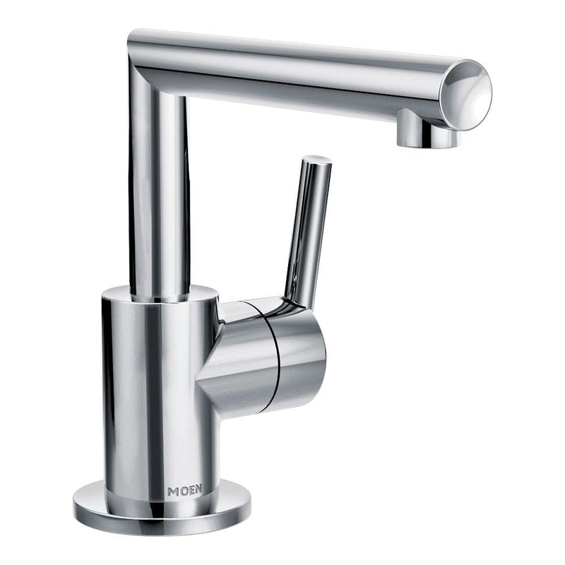 Moen Arris Single Handle Single Hole Bathroom Sink Faucet, WaterSense Certified, Chrome D4