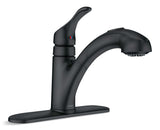 Moen Renzo Single-Handle Pull-Out Kitchen Faucet, Matte Black