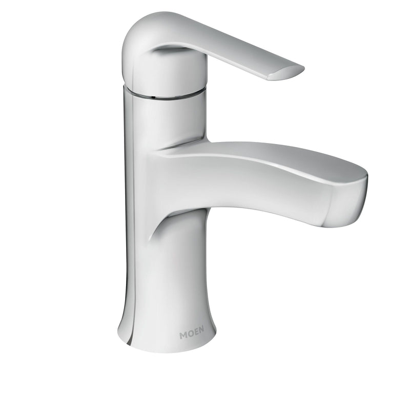 Moen Tilson Single-Handle Chrome Bathroom Lavatory/Bathroom Sink Faucet L9