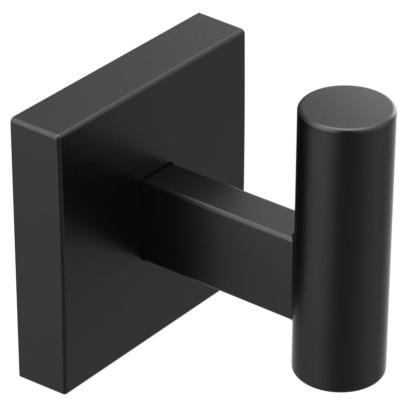 Moen Triva Single Robe Hook, Matte Black S8