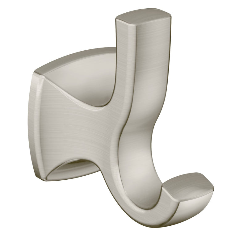 Moen Voss Double Robe Hook, Brushed Nickel G2