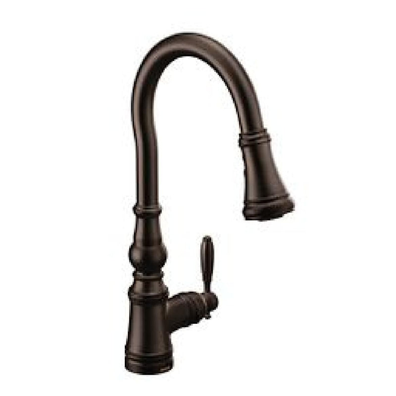 Moen Weymouth Single Handle Pull Down Kitchen Faucet, Various Finishes A0