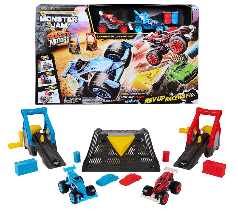 Monster Jam 1:64 Deluxe Light Up Playset T3