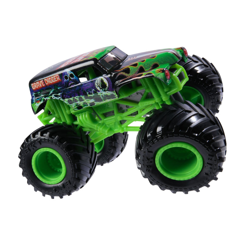 Monster Jam 1:64 Die-Cast Collectible Monster Truck Toy with Driver Figure, Assorted, Ages 3+ V2