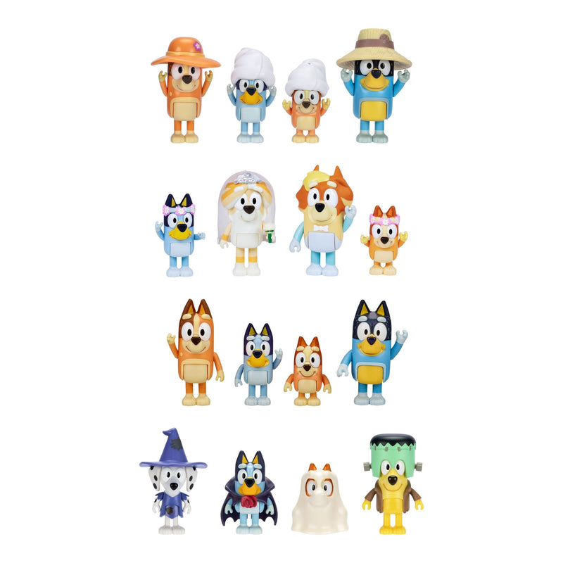 Moose Bluey Series 11 Figure Set Assortment, Ages 3+, 4-pk N7