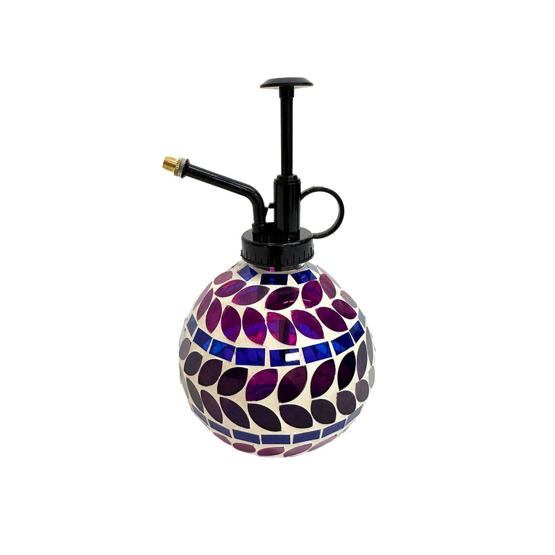Mosaic Glass Plant Watering Mister, 10-oz Mist Spray Bottle for Indoor Plants L9