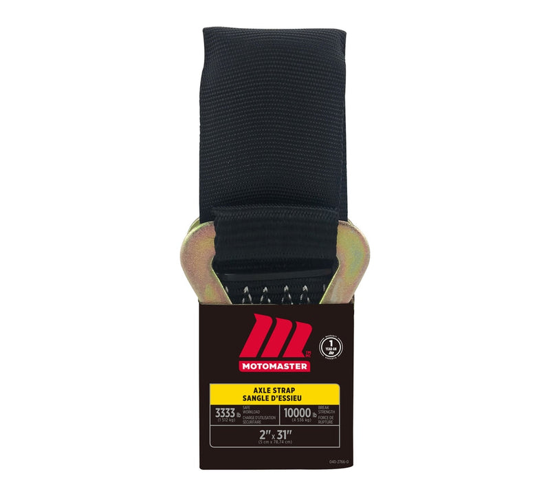 MotoMaster 10,000-lb Axle Strap, with D-rings, 2-in x 31-in L8