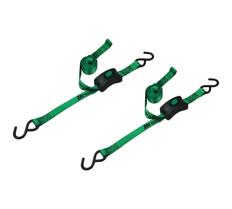 MotoMaster 1,200-lb Cam Buckle Tie Down, Quick Release, 1-in x 6-ft, 2-pk P6