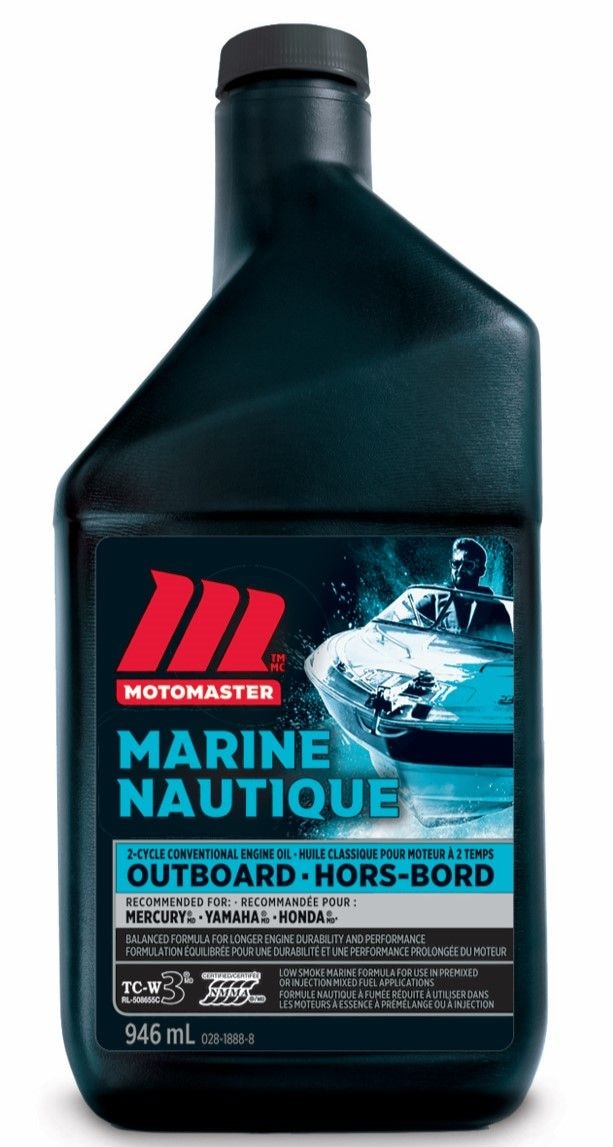 MotoMaster 2-Cycle Outboard Engine Oil, 946-ml O6