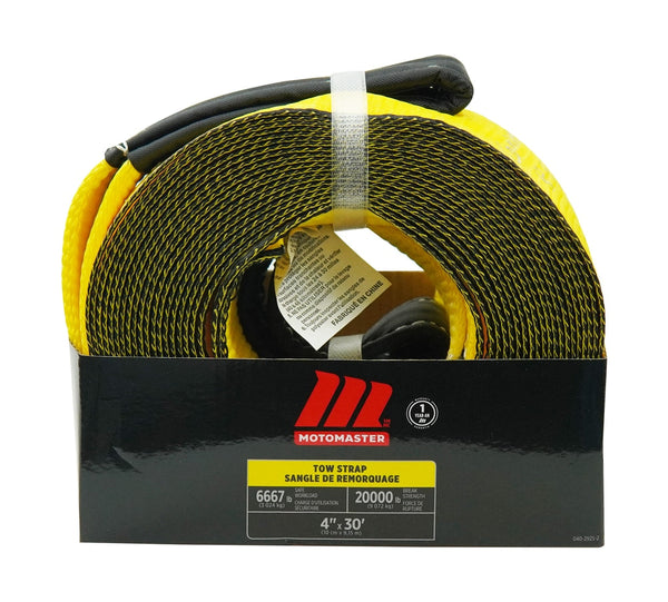 MotoMaster 20,000-lb Tow Strap, 4-in x 30-ft J8