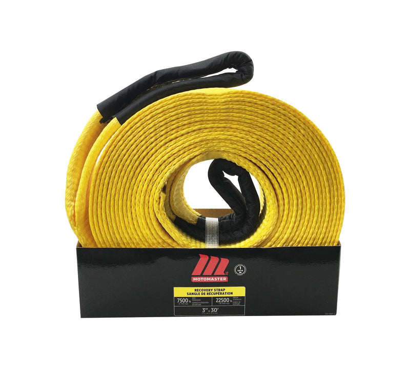 MotoMaster 22,500-lb Recovery Strap with Loop Ends, 3-in x 30-ft Q8