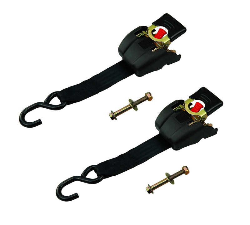 MotoMaster 3,300-lb Retractable Transom Tie Down Strap, 2-in x 43-in, 2-pk E5