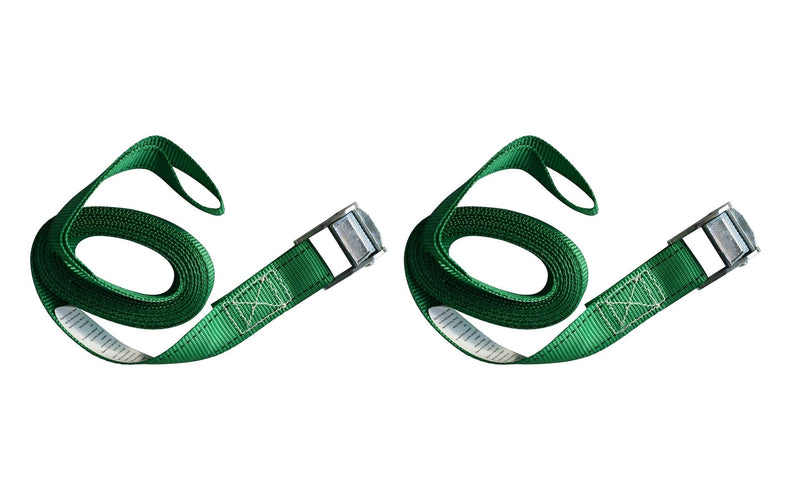 MotoMaster 450-lb Light Duty Lashing Straps with Cam Buckle Clasps, Weatherproof, 1-in x 12-ft, 2-pk N9