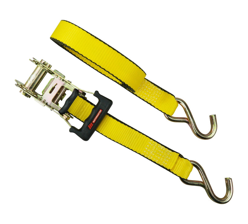 MotoMaster 5,000-lb Padded Handle Ratchet Tie Down Strap, 1.5-in x 14-ft S6