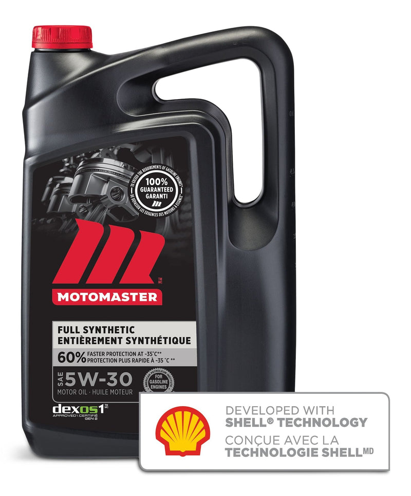MotoMaster 5W30 Synthetic Engine/Motor Oil, 5-L W2