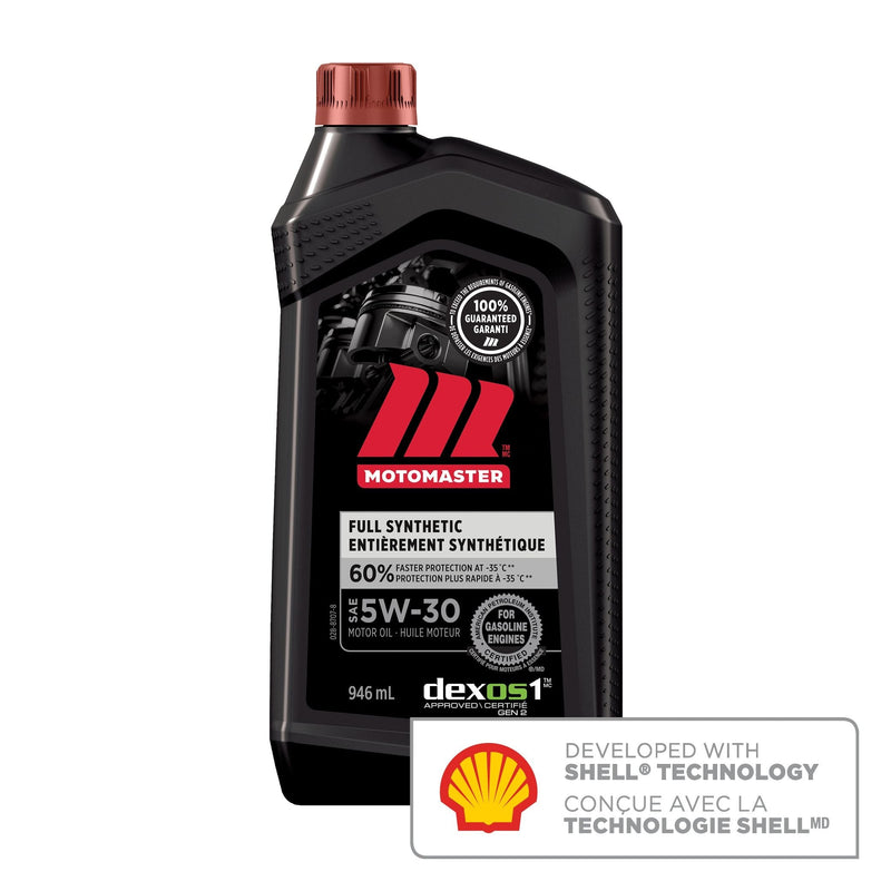 MotoMaster 5W30 Synthetic Engine/Motor Oil, 946-mL C4