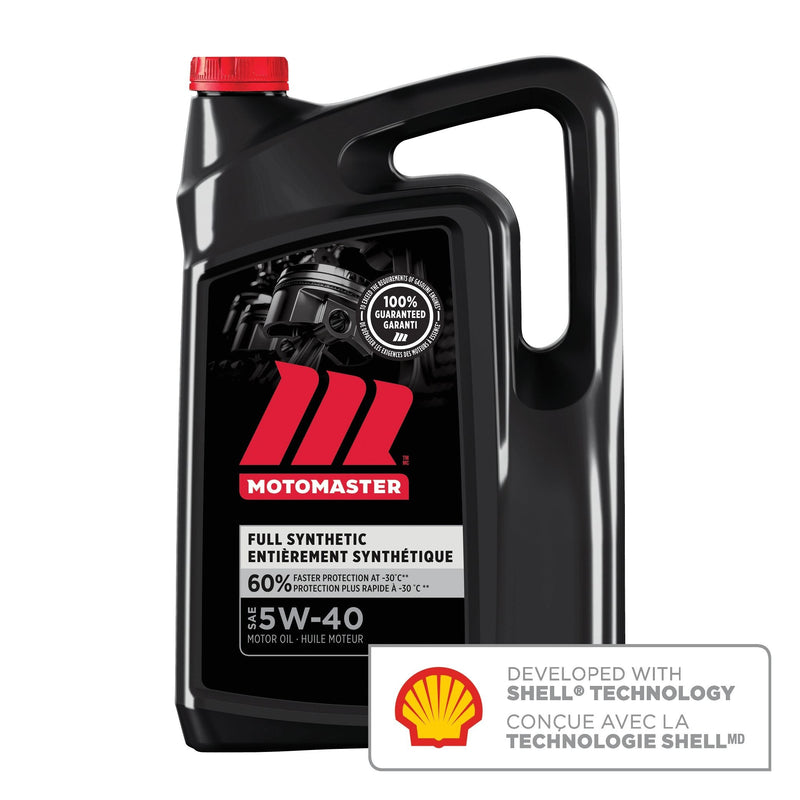 MotoMaster 5W40 Synthetic Engine/Motor Oil, 5-L X3