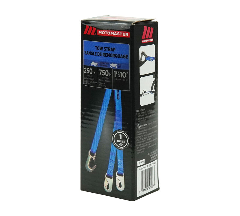 MotoMaster 750-lb Snowmobile Tie Down Strap, 1-in x 10-ft G3
