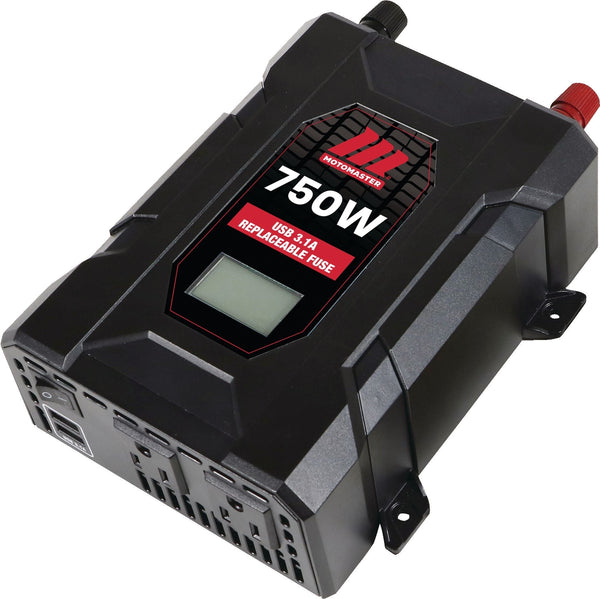 MotoMaster 750W Power Inverter with LCD Screen, Grey B3