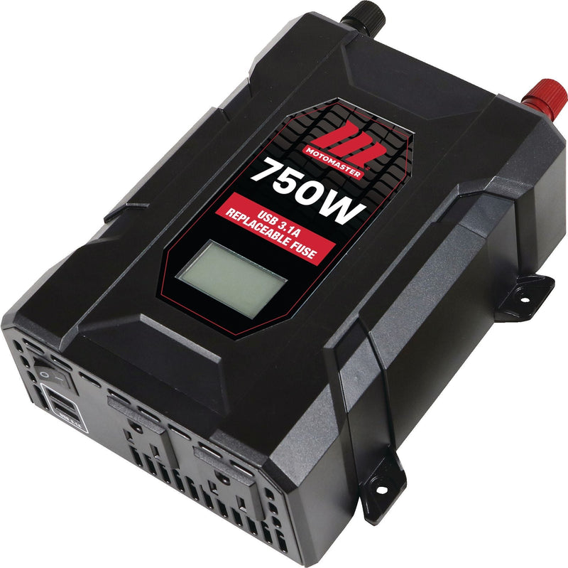 MotoMaster 750W Power Inverter with LCD Screen, Grey B3