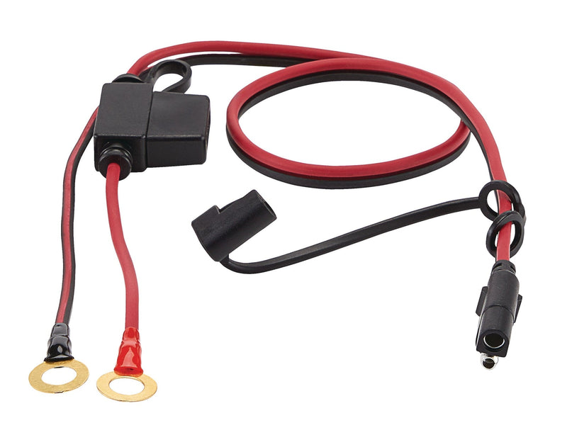 MotoMaster Battery Charging Ring Terminal Lead with SAE Quick-disconnect T1
