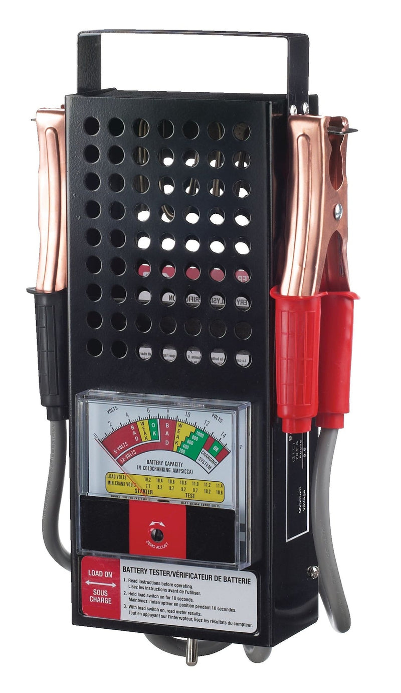 MotoMaster Battery Tester, 100-Amp Load, 6V/12V U6