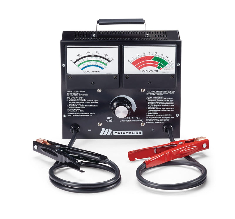 MotoMaster Battery Tester, 500-Amp Load, 12V S5