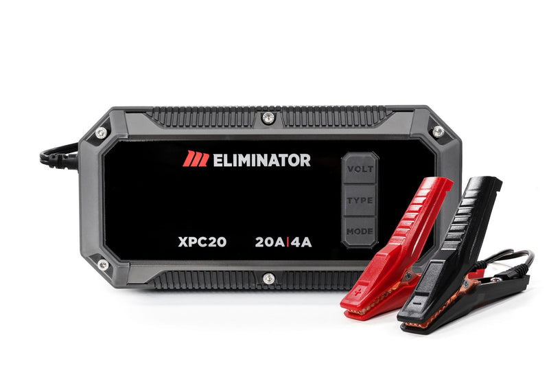 MotoMaster Eliminator Precision Series XPC20 Smart Battery Charger/Maintainer/Desulphator, 20/4-Amp, 6V/12V K5
