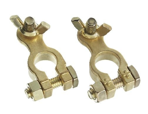 MotoMaster Marine Battery Terminals, Brass J2