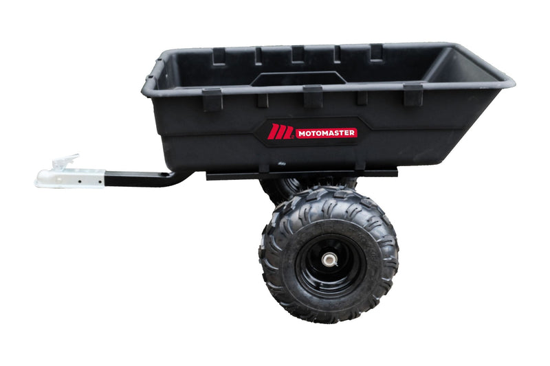 MotoMaster Poly Bed Utility Trailer Cart with Steel Frame, Black, 1100-lb H8