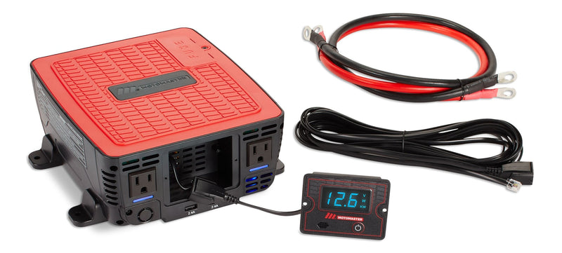 MotoMaster Power Inverter, 1500W, Includes Battery Cables A7